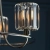 Lampa sufitowa niklowana szklana 3-punktowa 104107 z serii Berenice - Endon Lighting