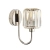 Kinkiet niklowany szklany 1-punktowy 104109 z serii Berenice - Endon Lighting