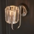 Kinkiet niklowany szklany 1-punktowy 104109 z serii Berenice - Endon Lighting