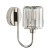 Kinkiet niklowany szklany 1-punktowy 104109 z serii Berenice - Endon Lighting