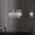 Lampa wisząca niklowa szklana 5-punktowa 104112 z serii Marietta - Endon Lighting