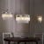 Lampa wisząca szklana niklowana 3-punktowa 104113 z serii Marietta - Endon Lighting