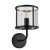 Kinkiet metalowy czarny ze szklanym kloszem 104193 z serii Hopton - Endon Lighting