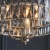 Lampa wisząca niklowana kryształowa 3-punktowa 104466 z serii Clifton - Endon Lighting