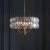 Lampa wisząca mosiężna kryształowa 3-punktowa 106243 z serii Clifton - Endon Lighting