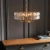 Lampa wisząca mosiężna kryształowa 5-punktowa 106244 z serii Clifton - Endon Lighting