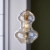 Lampa wisząca szklana bursztynowa 1-punktowa 106681 z serii KELDA - Endon Lighting