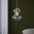 Lampa wisząca szklana bursztynowa 1-punktowa 106681 z serii KELDA - Endon Lighting