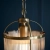 Lampa wisząca mosiężna z prążkowanym szkłem 106710 z serii LAMBETH - Endon Lighting