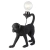 Lampa stołowa czarna w kształcie małpy 106791 z serii Capuchin - Endon Lighting