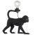 Lampa stołowa czarna w kształcie małpy 106791 z serii Capuchin - Endon Lighting
