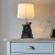 Lampa stołowa z figurką psów czarna z lnianym kloszem 106794 z serii WESTIE - Endon Lighting
