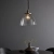 Lampa wisząca szklana srebrna 1-punktowa 106896 z serii Hansen Grand - Endon Lighting