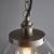 Lampa wisząca szklana srebrna 1-punktowa 106896 z serii Hansen Grand - Endon Lighting