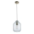 Lampa wisząca szklana przezroczysta z mosiądzem 106923 z serii Lyra - Endon Lighting