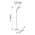 Lampa podłogowa metalowa czarna 160cm 106997 z serii Amalfi - Endon Lighting
