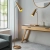 Lampa podłogowa metalowa mosiężna 163cm 107528 z serii Karna New - Endon Lighting