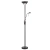 Lampa podłogowa metalowa czarna z ramieniem do czytania 107738 z serii Rome - Endon Lighting