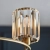 Lampa sufitowa mosiężna 3-punktowa szklana 107801 z serii Berenice - Endon Lighting