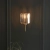 Kinkiet mosiężny z kryształowym kloszem 107803 z serii Berenice - Endon Lighting