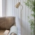 Lampa podłogowa metalowa mosiężna 1-punktowa 108126 z serii Classic Flexi - Endon Lighting
