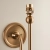 Kinkiet metalowy mosiężny szczotkowany 108208 z serii SANTIAGO - Endon Lighting