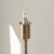 Lampa podłogowa metalowa mosiężna 130cm 110460 z serii Burley - Endon Lighting