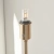 Lampa podłogowa metalowa mosiężna 130cm 110460 z serii Burley - Endon Lighting