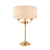 Lampa stołowa mosiężna 3-punktowa z abażurem 110721 z serii Highclere - Endon Lighting