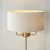 Lampa stołowa mosiężna 3-punktowa z abażurem 110721 z serii Highclere - Endon Lighting