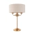 Lampa stołowa mosiężna 3-punktowa z abażurem 110721 z serii Highclere - Endon Lighting