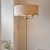Lampa podłogowa mosiężna 3-punktowa z abażurem 110724 z serii Highclere - Endon Lighting