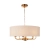 Lampa wisząca mosiężna z beżowym abażurem 8-punktowa 110727 z serii Highclere - Endon Lighting