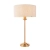 Lampa stołowa mosiężna z beżowym abażurem 110728 z serii Highclere - Endon Lighting