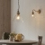 Lampa wisząca szklana z drewnem i mosiądzem 110825 z serii Cotswold - Endon Lighting