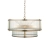 Lampa wisząca mosiężna 5-punktowa ze szkłem ryflowanym 110944 z serii Ridgeton - Endon Lighting