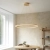 Lampa wisząca LED złota okrągła 62cm 110958 z serii STATEN - Endon Lighting