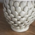 Podstawa lampy stołowej ceramiczna kremowa 30cm 111249 z serii Layered Leaf - Endon Lighting