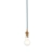 Lampa wisząca mosiężna minimalistyczna 111511 z serii Eltham - Endon Lighting