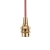 Lampa wisząca mosiężna z czerwonym przewodem 111512 z serii Eltham - Endon Lighting