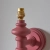 Kinkiet drewniany różowy z mosiężnym detalem 111622 z serii Carnaby - Endon Lighting