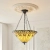 Lampa wisząca witrażowa wielokolorowa 1118813 z serii Tiffany