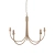 Lampa wisząca metalowa mosiężna 5-punktowa 112152 z serii Santiago - Endon Lighting