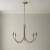 Lampa wisząca metalowa mosiężna 5-punktowa 112152 z serii Santiago - Endon Lighting