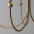 Lampa wisząca metalowa mosiężna 5-punktowa 112152 z serii Santiago - Endon Lighting