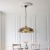 Lampa wisząca witrażowa wielokolorowa 1121933 z serii Interiors 1900