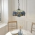 Lampa wisząca witrażowa wielokolorowa 11219560W z serii Tiffany