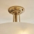 Plafon mosiężny szklany 3-punktowy 112438 z serii WELLES - Endon Lighting