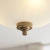 Plafon mosiężny szklany 3-punktowy 112438 z serii WELLES - Endon Lighting