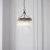 Lampa wisząca mosiężna szklana 1-punktowa 112572 z serii Marietta - Endon Lighting